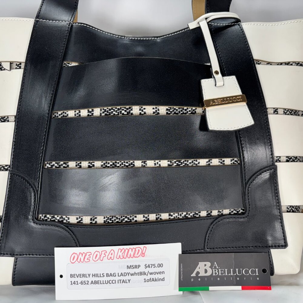 ABELLUCCI MILAN ITALY -NWT $475.00     BLACK & WHITE MAKES A FASHION STATEMENT !